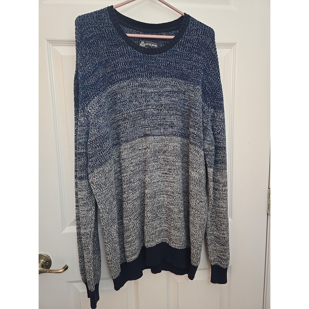 Men's XXL American Rag Sweater Blue/Gray